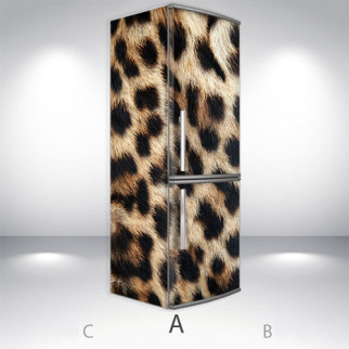 Наклейки на холодильник 3d, Самоклейка, 180 х 65 см, Лицьова + Ліва (А) - Інтернет-магазин спільних покупок ToGether