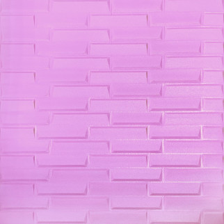 3D панель самоклеюча кладка пурпурна 700х770х4мм (332) SW-00001349 - Інтернет-магазин спільних покупок ToGether