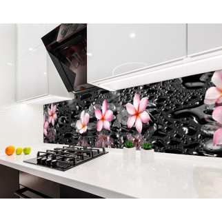 Наклейка на кухонний фартух 60 х 200 см, з фотодруком та захисною ламінацією гавайські квіти, орхідеї (БП-s_fl11731) - Інтернет-магазин спільних покупок ToGether