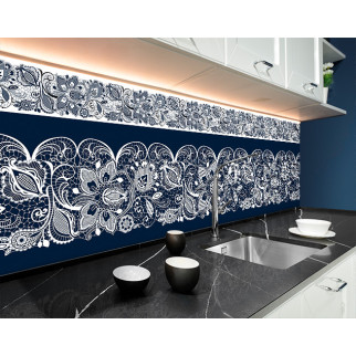 Наклейка на кухонний фартух 60 х 250 см, з фотодруком та захисною ламінацією орнамент під плитку (БП-s_df165-1) - Інтернет-магазин спільних покупок ToGether