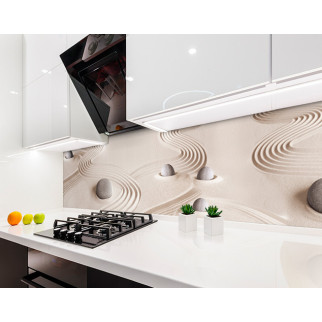 Наклейка на кухонний фартух 60 х 300 см, з фотодруком та захисною ламінацією камені на піску (БП-s_df167-3) - Інтернет-магазин спільних покупок ToGether