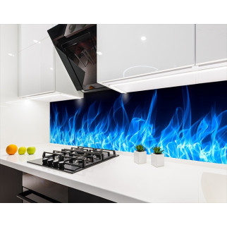 Наклейка на кухонний фартух 65 х 250 см, з фотодруком та захисною ламінацією вогонь і полум'я (БП-s_ab071-2) - Інтернет-магазин спільних покупок ToGether