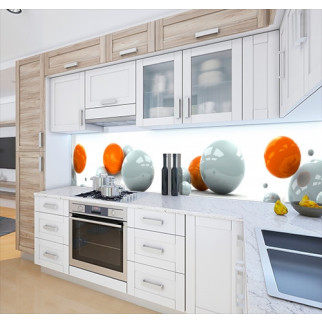 Наклейка на кухонний фартух 60 х 300 см, з фотодруком та захисною ламінацією з кольоровими кулями (БП-s_ab11076-3) - Інтернет-магазин спільних покупок ToGether