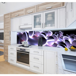 Наклейка на кухонний фартух 60 х 300 см, з фотодруком та захисною ламінацією світні кулі (БП-s_ab180-3) - Інтернет-магазин спільних покупок ToGether
