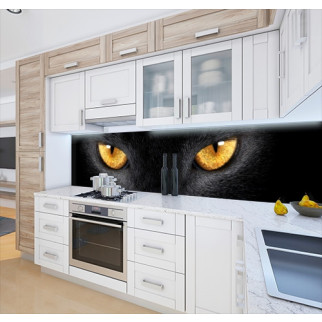 Наклейка на кухонний фартух 60 х 200 см, з фотодруком та захисною ламінацією з котом (БП-s_an047) - Інтернет-магазин спільних покупок ToGether