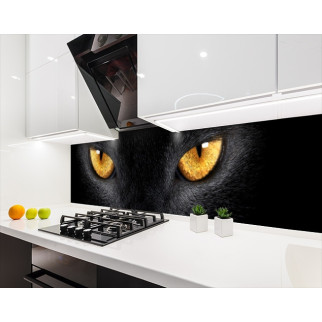 Наклейка на кухонний фартух 60 х 250 см, з фотодруком та захисною ламінацією з котом (БП-s_an047-1) - Інтернет-магазин спільних покупок ToGether
