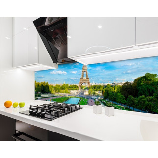 Наклейка на кухонний фартух 60 х 250 см, з фотодруком та захисною ламінацією з Ейфелевої вежею (БП-s_ar353-1) - Інтернет-магазин спільних покупок ToGether