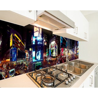 Наклейка на кухонний фартух 65 х 250 см, з фотодруком та захисною ламінацією мегаполіс вночі (БП-s_ar455-2) - Інтернет-магазин спільних покупок ToGether