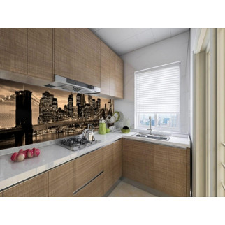 Наклейка на кухонний фартух 60 х 250 см, з фотодруком та захисною ламінацією бруклінський міст в променях світла (БП-s_br113-1) - Інтернет-магазин спільних покупок ToGether