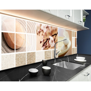 Наклейка на кухонний фартух 60 х 250 см, з фотодруком та захисною ламінацією СПА тематика (БП-s_df147-1) - Інтернет-магазин спільних покупок ToGether