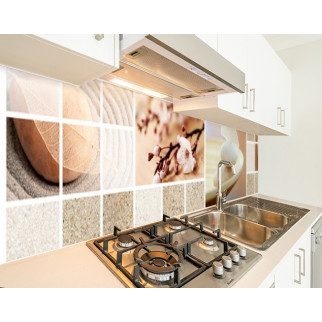 Наклейка на кухонний фартух 65 х 250 см, з фотодруком та захисною ламінацією СПА тематика (БП-s_df147-2) - Інтернет-магазин спільних покупок ToGether