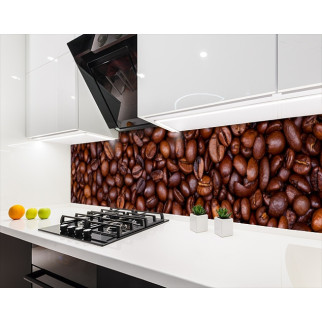 Наклейка на кухонний фартух 60 х 200 см, з фотодруком та захисною ламінацією кавові зерна (БП-s_ed433) - Інтернет-магазин спільних покупок ToGether