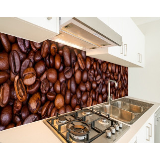 Наклейка на кухонний фартух 65 х 250 см, з фотодруком та захисною ламінацією кавові зерна (БП-s_ed433-2) - Інтернет-магазин спільних покупок ToGether