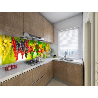 Наклейка на кухонний фартух 65 х 300 см, з фотодруком та захисною ламінацією виноградні грона (БП-s_ed567-4) - Інтернет-магазин спільних покупок ToGether