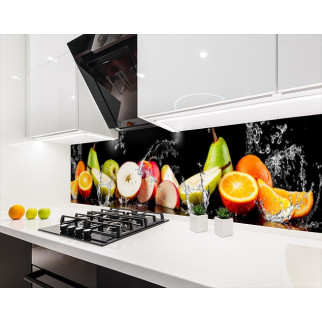Наклейка на кухонний фартух 65 х 250 см, з фотодруком та захисною ламінацією фрукти у воді (БП-s_ed635-2) - Інтернет-магазин спільних покупок ToGether