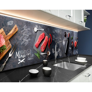 Наклейка на кухонний фартух 65 х 250 см, з фотодруком та захисною ламінацією ресторанний набір (БП-s_ed642-2) - Інтернет-магазин спільних покупок ToGether