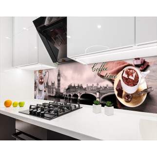 Наклейка на кухонний фартух 60 х 200 см, з фотодруком та захисною ламінацією ранкова кава (БП-s_ed643) - Інтернет-магазин спільних покупок ToGether
