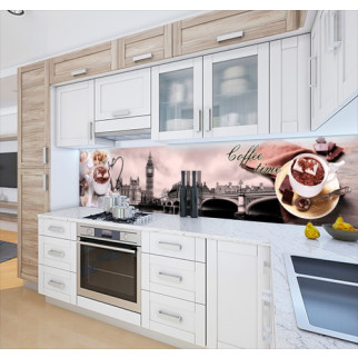 Наклейка на кухонний фартух 60 х 300 см, з фотодруком та захисною ламінацією ранкова кава (БП-s_ed643-3) - Інтернет-магазин спільних покупок ToGether
