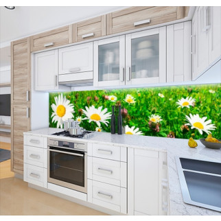 Наклейка на кухонний фартух 65 х 250 см, з фотодруком та захисною ламінацією ромашки (БП-s_fl11399-2) - Інтернет-магазин спільних покупок ToGether