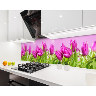 Наклейка на кухонний фартух 60 х 200 см, з фотодруком та захисною ламінацією тюльпани (БП-s_fl11690) - Інтернет-магазин спільних покупок ToGether