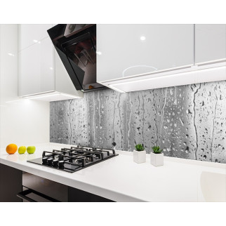 Наклейка на кухонний фартух 60 х 200 см, з фотодруком та захисною ламінацією краплі дощу по склу (БП-s_tx281) - Інтернет-магазин спільних покупок ToGether
