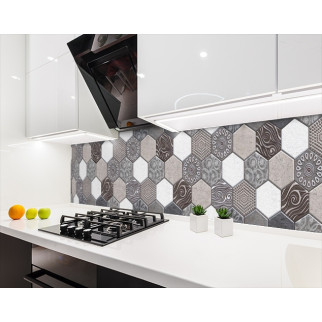 Наклейка на кухонний фартух 60 х 250 см, з фотодруком та захисною ламінацією мозаїка (БП-s_tx287-1) - Інтернет-магазин спільних покупок ToGether