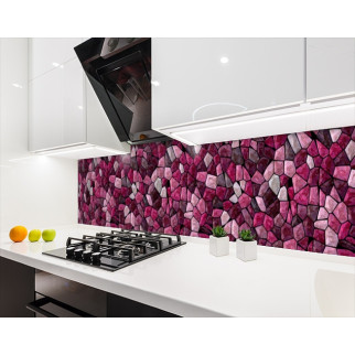 Наклейка на кухонний фартух 65 х 300 см, з фотодруком та захисною ламінацією кам'яна мозаїка (БП-s_tx298-4) - Інтернет-магазин спільних покупок ToGether