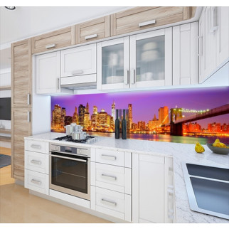 Наклейка на кухонний фартух 60 х 250 см, з фотодруком та захисною ламінацією міст Бруклінський (БП-s_cn153-1) - Інтернет-магазин спільних покупок ToGether