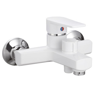 Змішувач для ванни Plamix Oscar-009 Euro White (без шланга та лійки) (PM0634) - Інтернет-магазин спільних покупок ToGether