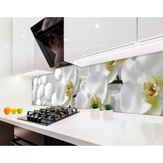 Наклейка на кухонний фартух 60 х 200 см, з фотодруком та захисною ламінацією орхідеї (БП-s_fl11773) - Інтернет-магазин спільних покупок ToGether