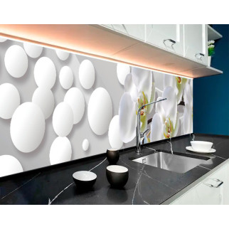 Наклейка на кухонний фартух 60 х 250 см, з фотодруком та захисною ламінацією орхідеї (БП-s_fl11773-1) - Інтернет-магазин спільних покупок ToGether