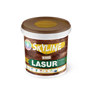 Лазур декоративно-захисна для обробки дерева LASUR Wood SkyLine Тік 0.4 л - Інтернет-магазин спільних покупок ToGether
