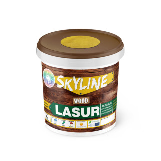 Лазур декоративно-захисна для обробки дерева LASUR Wood SkyLine Сосна 0.4 л - Інтернет-магазин спільних покупок ToGether