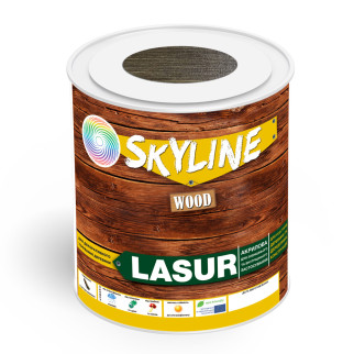 Лазур декоративно-захисна для обробки дерева LASUR Wood SkyLine Венге 0.75 л - Інтернет-магазин спільних покупок ToGether