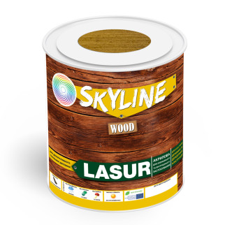 Лазур декоративно-захисна для обробки дерева LASUR Wood SkyLine Тік 0.75 л - Інтернет-магазин спільних покупок ToGether