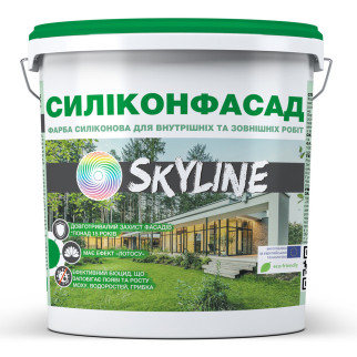 Фарба фасадна силіконова «Силиконфасад» з ефектом лотоса SkyLine 4.2 кг - Інтернет-магазин спільних покупок ToGether