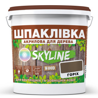 Шпаклівка для Дерева готова до застосування акрилова SkyLine Wood Горіх 1.5 кг - Інтернет-магазин спільних покупок ToGether