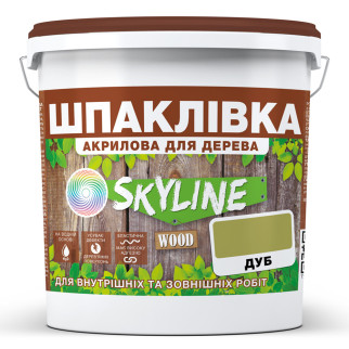 Шпаклівка для Дерева готова до застосування акрилова SkyLine Wood Дуб 4.5 кг - Інтернет-магазин спільних покупок ToGether