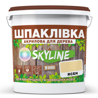 Шпаклівка для Дерева готова до застосування акрилова SkyLine Wood Ясен 4.5 кг - Інтернет-магазин спільних покупок ToGether