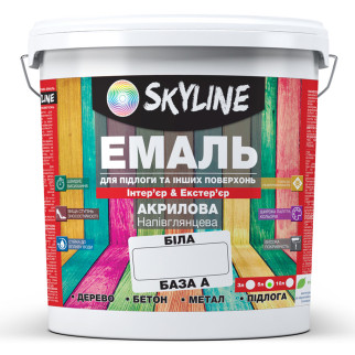 Емаль для підлоги SkyLine Білий База А 5 л - Інтернет-магазин спільних покупок ToGether