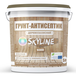 Грунт-антисептик деревозахисний Skyline 5 л - Інтернет-магазин спільних покупок ToGether