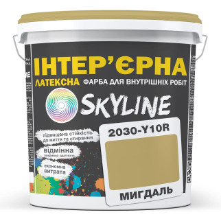 Фарба Інтер'єрна Латексна Skyline 2030-Y10R Мигдаль 5л - Інтернет-магазин спільних покупок ToGether