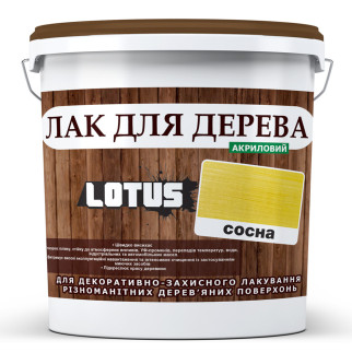 Кольоровий Лак для Дерева Lotus Глянець Сосна 1 л - Інтернет-магазин спільних покупок ToGether