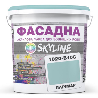 Фарба Акрил-латексна Фасадна Skyline 1020-B10G Ларімар 1л - Інтернет-магазин спільних покупок ToGether