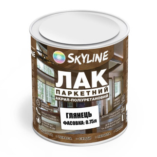 Лак для Підлоги Skyline Паркетний Акрил-поліуретановий Глянцевий 0.75 л - Інтернет-магазин спільних покупок ToGether