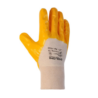 Рукавиці Doloni трикотажні з нітриловим покриттям, жовтий, розмір 10 арт. 4523 - Інтернет-магазин спільних покупок ToGether