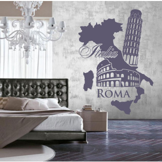 Трафарет для фарбування Італія, одноразовий із самоклейної плівки 190 х 95 см - Інтернет-магазин спільних покупок ToGether