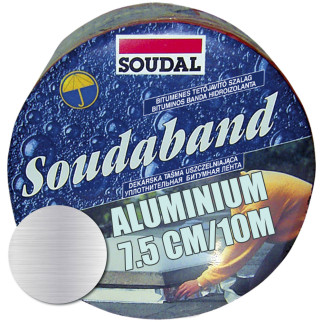 Стрічка бітумна герметизуюча алюмінієва SOUDABAND 7.5см/10м - Інтернет-магазин спільних покупок ToGether