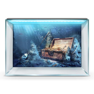 Морська фауна на наклейці в акваріум, у наявності та під замовлення 40х65 см. 50 х 85 см, 850, 500 - Інтернет-магазин спільних покупок ToGether