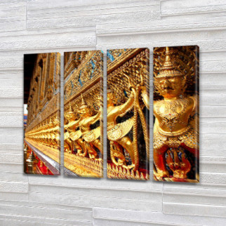Триптих картина Гранд Палас на Холсті син., 65x80 см, (65x18-4) Холст нат., 65, 80 - Інтернет-магазин спільних покупок ToGether
